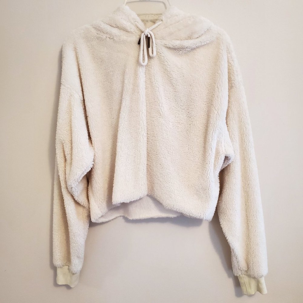 UO Teddy Fleece Hoodie Sweatshirt